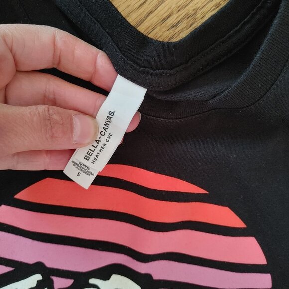 S Black Crop Tank - Picture 3 of 3